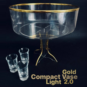 Compact Vase Light GOLD by Victor Voitko – Trick - magic tricks