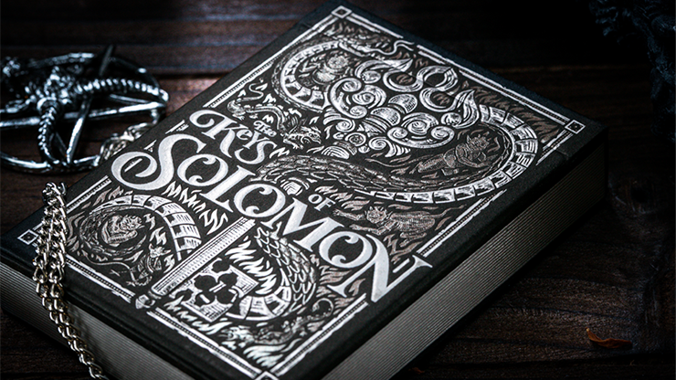 The Keys of Solomon: Silver Spirituum Playing Cards by Riffle Shuffle - magic tricks