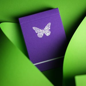 Butterfly Playing Cards (Royal Purple Edition) - magic tricks