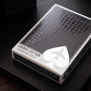 Lounge Edition Unmarked (Tarmac Black) by Jetsetter Playing Cards - magic tricks