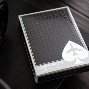 Lounge Edition in Tarmac Black with Limited Back (Unmarked) - magic tricks