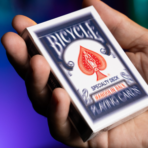 Bicycle Blur Blue (Mandolin Back) by Mathieu Bich and Garrett Thomas - magic tricks