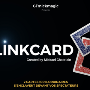 LinkCard BLUE (Gimmicks and Online Insruction) by Mickaël Chatelain – Trick - magic tricks