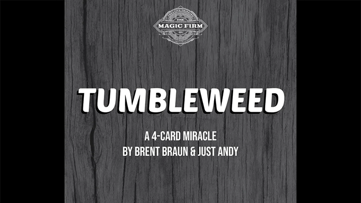 Tumbleweed (Gimmicks and Online Instructions) by Brent Braun and Andy Glass – Trick - magic tricks