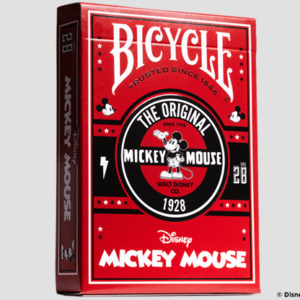 Bicycle Disney Classic Mickey Mouse (Red)  by US Playing Card Co. - magic tricks