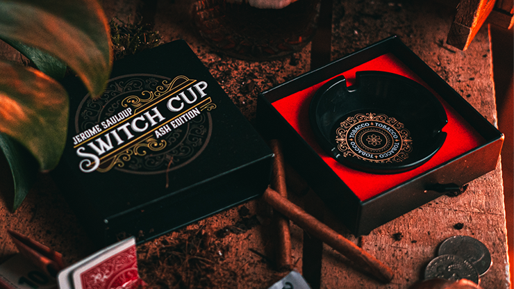 Switch Cup Ash Edition (Gimmicks and Online Instructions) by Jérôme Sauloup & Magic Dream – Trick - magic tricks