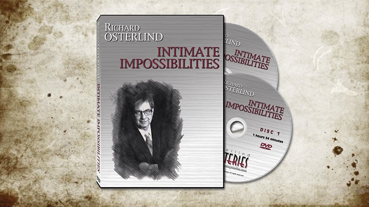Intimate Impossibilities (2 DVD Set) by Richard Osterlind – DVD - magic tricks
