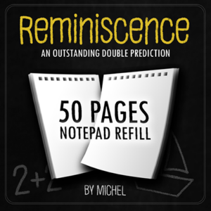 Refill for Reminiscence (50 pages) by Michel – Trick - magic tricks
