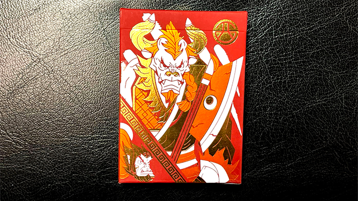 Bull Demon King Craft (Confusion Red) Playing Cards - magic tricks
