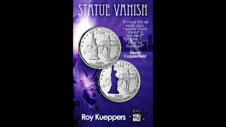 Statue Vanish (Gimmicks and Online Instructions) by Roy Kueppers – Trick - magic tricks