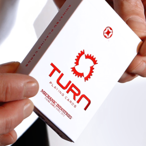 TURN (Red) Playing Cards by Mechanic Industries – Trick - magic tricks