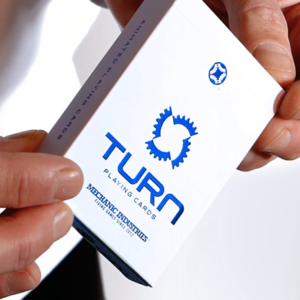TURN (Blue) Playing Cards by Mechanic Industries – Trick - magic tricks