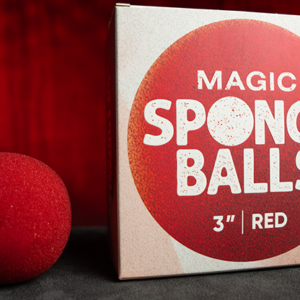 Magic Sponge Balls 4PK RED 3″ by Murphy’s Magic - magic tricks