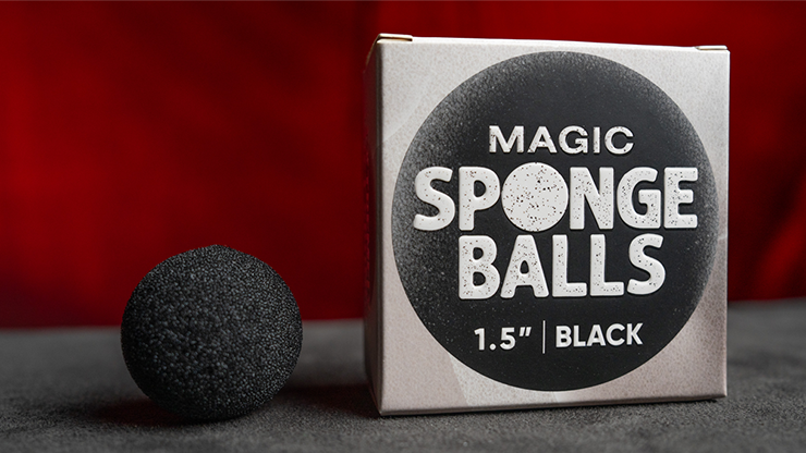 Magic Sponge Balls 4PK BLACK 1.5″ by Murphy’s Magic - magic tricks