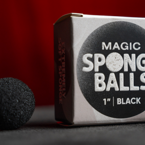 Magic Sponge Balls 4PK BLACK 1″ by Murphy’s Magic - magic tricks