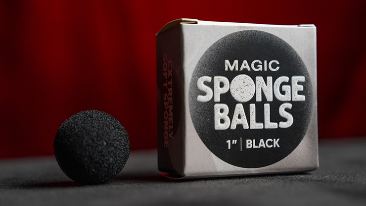 Magic Sponge Balls 4PK BLACK 1″ by Murphy’s Magic - magic tricks