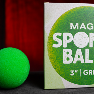Magic Sponge Balls 4PK GREEN 3″ by Murphy’s Magic - magic tricks