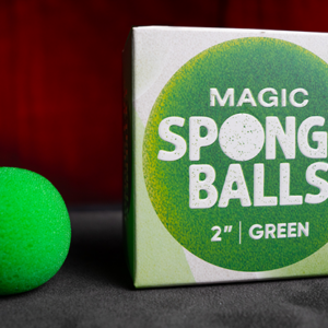 Magic Sponge Balls 4PK GREEN 2″ by Murphy’s Magic - magic tricks