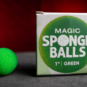 Magic Sponge Balls 4PK GREEN 1″ by Murphy’s Magic - magic tricks