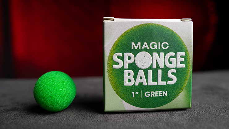 Magic Sponge Balls 4PK GREEN 1″ by Murphy’s Magic - magic tricks