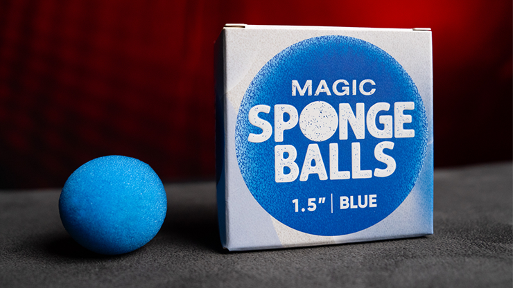 Magic Sponge Balls 4PK BLUE 1.5″ by Murphy’s Magic - magic tricks