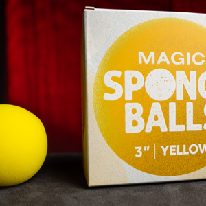 Magic Sponge Balls 4PK YELLOW 3″ by Murphy’s Magic - magic tricks