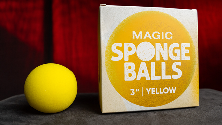 Magic Sponge Balls 4PK YELLOW 3″ by Murphy’s Magic - magic tricks