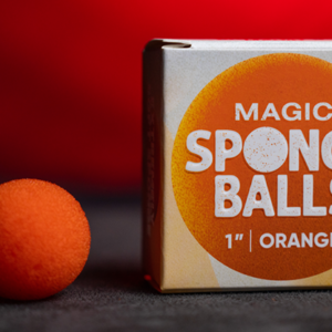 Magic Sponge Balls 4PK ORANGE 1″ by Murphy’s Magic - magic tricks