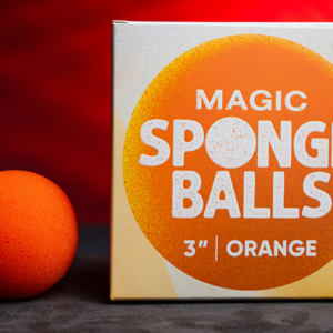 Magic Sponge Balls 4PK ORANGE 3″ by Murphy’s Magic - magic tricks