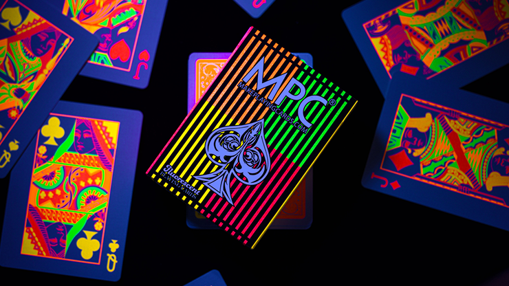 QUAD Fluorescent Playing Cards - magic tricks