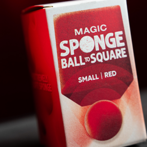 Magic Sponge Ball to Square RED by Murphy’s Magic - magic tricks