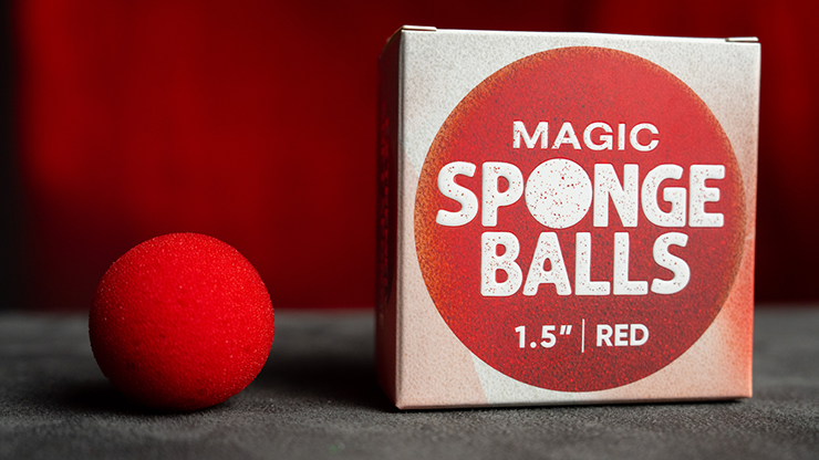 Magic Sponge Balls 50PK RED 1.5″ by Murphy’s Magic - magic tricks