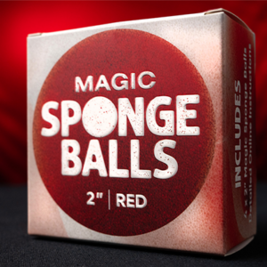 Magic Sponge Balls 50PK RED 2″ by Murphy’s Magic - magic tricks