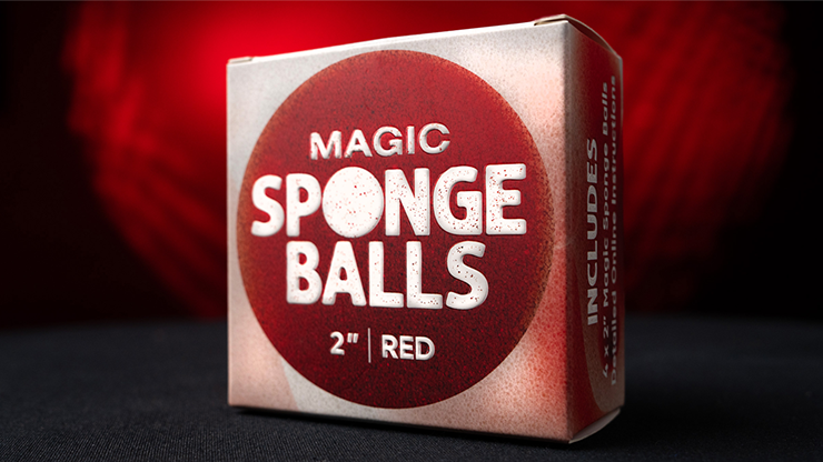 Magic Sponge Balls 50PK RED 2″ by Murphy’s Magic - magic tricks