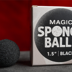 Magic Sponge Balls 50PK BLACK 1.5″ by Murphy’s Magic - magic tricks