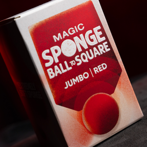 Magic Sponge Ball to Square JUMBO RED by Murphy’s Magic - magic tricks