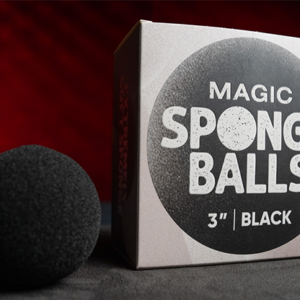 Magic Sponge Balls 50PK BLACK 3″ by Murphy’s Magic - magic tricks