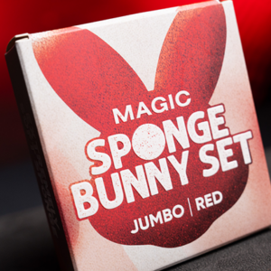 Magic Sponge Bunny Rabbit Set (Red) by Murphy’s Magic - magic tricks