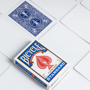 Magnetic Card – Bicycle Cards (2 Per Package) Blank Face Blue by Chazpro – Trick - magic tricks