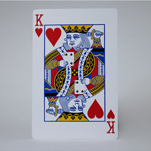 Bicycle Jumbo King Reveal (Red) by Murphys Magic - magic tricks