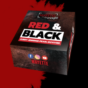 Red and Black (Gimmicks and Online Instructions) by Curry-Jennings-Pearl-Duvivier – Trick - magic tricks