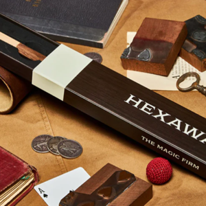 Hexawand Walnut (Brown) Wood by The Magic Firm – Trick - magic tricks