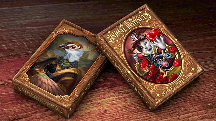 The Animal Instincts Poker and Oracle (Wizard) Playing Cards - magic tricks
