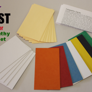 Mental Telepathy Cards (Color) by Chazpro Magic – Trick - magic tricks
