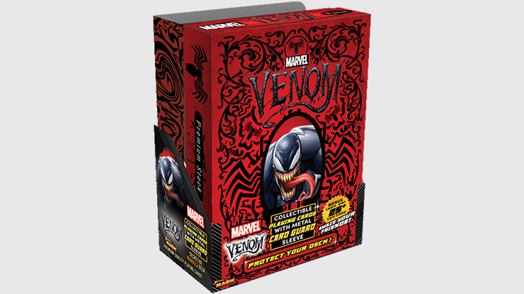 Marvel Venom Playing Cards (Plus Card Guard) - magic tricks