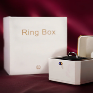 Magic Ring Box (White) by TCC – Trick - magic tricks