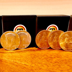 Real Low Silver Hopping Half by Tango Magic (D0207) - magic tricks