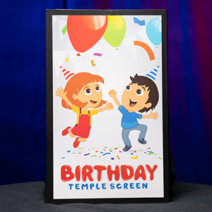Temple Screen (Birthday) by Murphys Magic - magic tricks