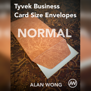 Tyvek Business Card Size Envelopes (10 pk.) by Alan Wong - magic tricks