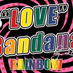 Love Bandana – Rainbow by Lee Alex - magic tricks